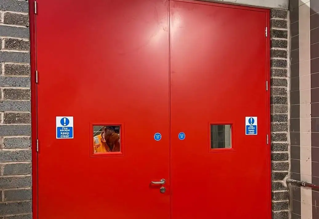 Security steel doors